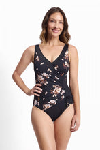 Load image into Gallery viewer, JANTZEN HARTLAND GATHERED SURPLICE ONE PIECE

