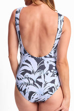 Load image into Gallery viewer, JANTZEN LAGUNA SASH SURPLICE ONE PIECE
