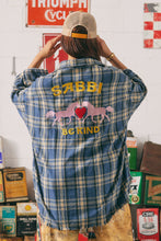 Load image into Gallery viewer, THE HORSE POWER FLANNEL -BLUE
