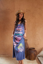 Load image into Gallery viewer, FLAMINGO RACING MAXI DRESS - PURPLE
