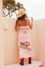 Load image into Gallery viewer, FLAMINGO RACING MAXI DRESS - PINK
