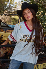 Load image into Gallery viewer, THE BORN ORIGINAL TEE - SKY/MAROON
