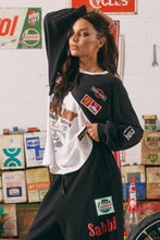Load image into Gallery viewer, THE LONG SLEEVE MERMAID RACING TEE-  BLACK
