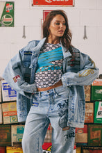 Load image into Gallery viewer, THE MERMAID RACING DENIM JACKET

