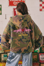 Load image into Gallery viewer, THE BE KIND BOMBER JACKET - CAMO
