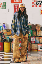 Load image into Gallery viewer, THE HORSE POWER FLANNEL -BLUE
