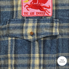 Load image into Gallery viewer, THE HORSE POWER FLANNEL -BLUE
