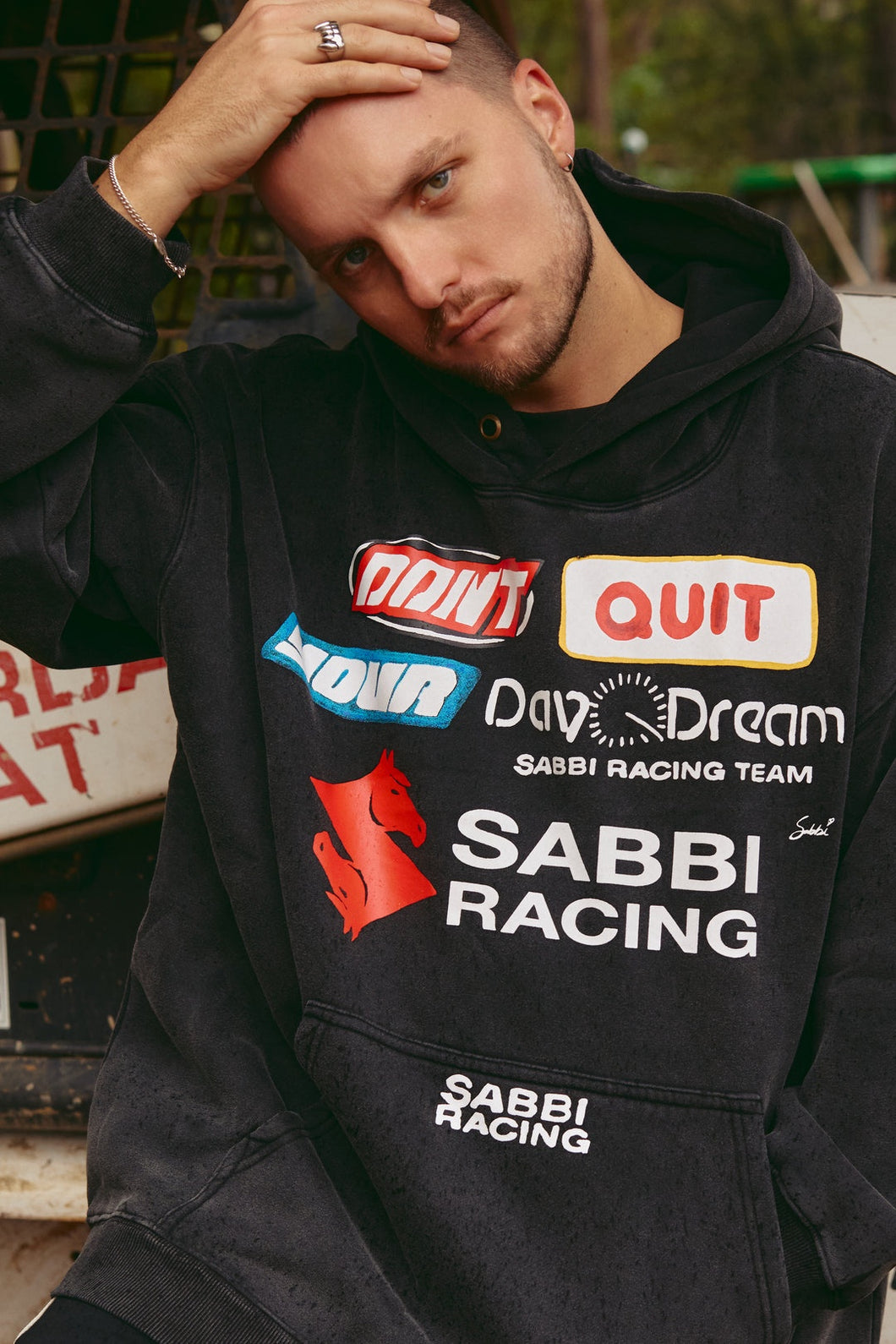 DON’T QUIT YOUR DAY DREAM HOODIE - BLACK