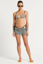 Load image into Gallery viewer, BOND-EYE / PIP EDWARDS LUANA TRIANGLE TOP- BLACK/WHITE STRIPE

