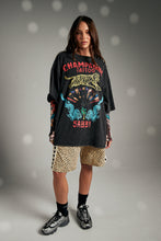 Load image into Gallery viewer, RAVING HEARTS SHORTS (JORTS) - DRILL LEOPARD
