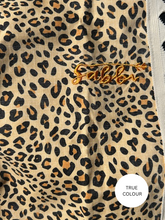 Load image into Gallery viewer, RAVING HEARTS SHORTS (JORTS) - DRILL LEOPARD

