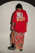 Load image into Gallery viewer, CHAMPAGNE TATTOO TEE - RED
