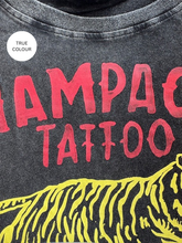 Load image into Gallery viewer, CHAMPAGNE TATTOO TEE - BLACK
