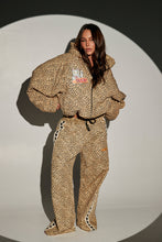 Load image into Gallery viewer, RAVING HEARTS PANTS - DRILL LEOPARD
