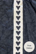 Load image into Gallery viewer, THE RAVING HEARTS LACE PANTS -BLACK
