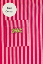 Load image into Gallery viewer, THE DON JULIO SHIRT - SUN FLOWER FIELDS - RED /PINK STRIPE
