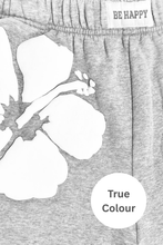 Load image into Gallery viewer, THE HAPPY HIBISCUS SHORTS - GREY
