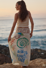 Load image into Gallery viewer, THE SEAS THE DAY MAXI SKIRT - CREAM
