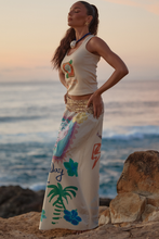 Load image into Gallery viewer, THE SEAS THE DAY MAXI SKIRT - CREAM
