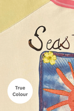 Load image into Gallery viewer, THE SEAS THE DAY RAGLAN TEE - MUSTARD
