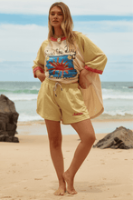 Load image into Gallery viewer, CHIDO SHORTS - SEAS THE DAY - MUSTARD
