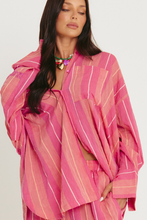 Load image into Gallery viewer, THE DON JULIO SHIRT - POP STRIPE PEACH
