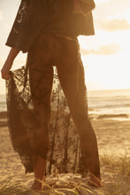 Load image into Gallery viewer, LACE MAXI SKIRT - BLACK
