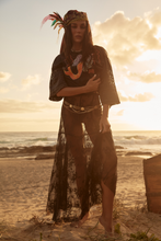 Load image into Gallery viewer, LACE MAXI SKIRT - BLACK
