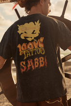 Load image into Gallery viewer, THE SMOOTH SAILING SLIM FIT TEE - WASHED BLACK
