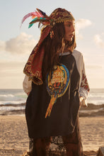 Load image into Gallery viewer, THE STAY WILD RAGLAN TEE - BLACK
