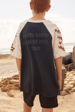 Load image into Gallery viewer, SABBI KIDS STAY WILD RAGLAN TEE - BLACK
