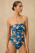 Load image into Gallery viewer, MONTE &amp; LOU JASMIN RUCHED BANDEAU ONE PIECE
