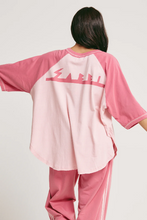 Load image into Gallery viewer, THE RAGLAN MARGIE TEE - PINK
