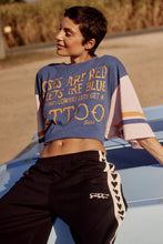 Load image into Gallery viewer, THE TATTOO + ROSES TEE - BLUE

