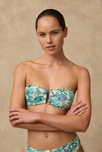 Load image into Gallery viewer, MONTE &amp; LOU HYDRA CORAL EDGE BANDEAU TOP
