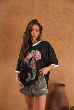 Load image into Gallery viewer, THE LUCKY MERMAID TEE - BLACK
