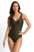 Load image into Gallery viewer, JANTZEN SKY HIGH DD/ BAR FRONT ONE PIECE
