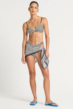 Load image into Gallery viewer, BOND-EYE / PIP EDWARDS KAIA SARONG - BLACK / WHITE STRIPE
