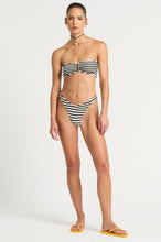 Load image into Gallery viewer, BOND EYE /PIP EDWARDS SCENE BRIEF - BLACK &amp; WHITE STRIPE
